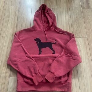 Red Black Dog Hoodie